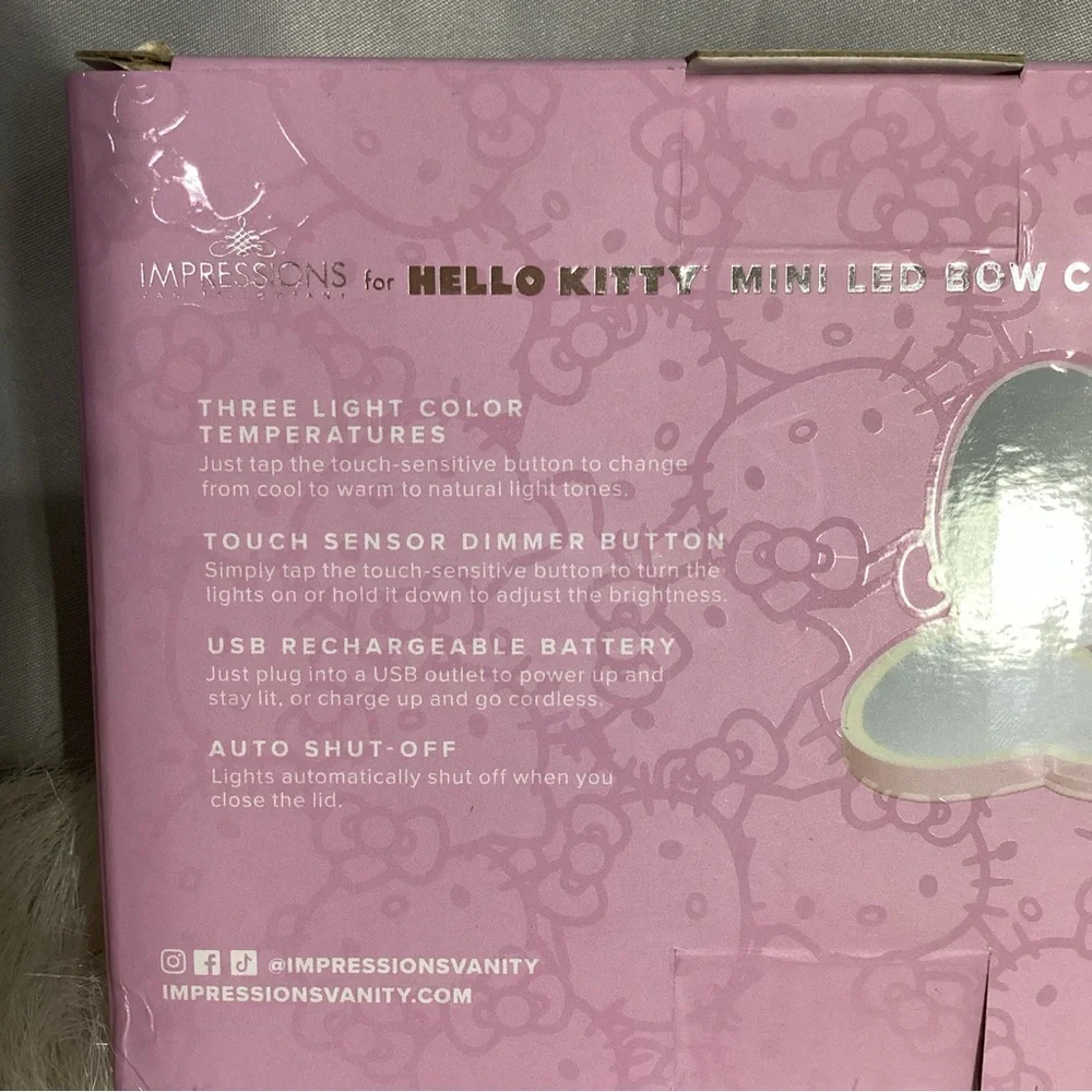 Hello Kitty impressions vanity